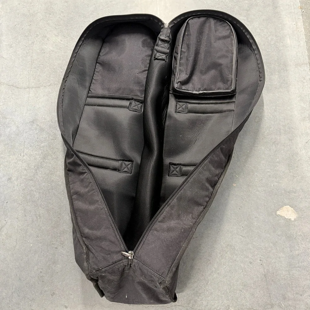 Black Padded‎ Gig Bag Carry Case for Instrument or Equipment Storage